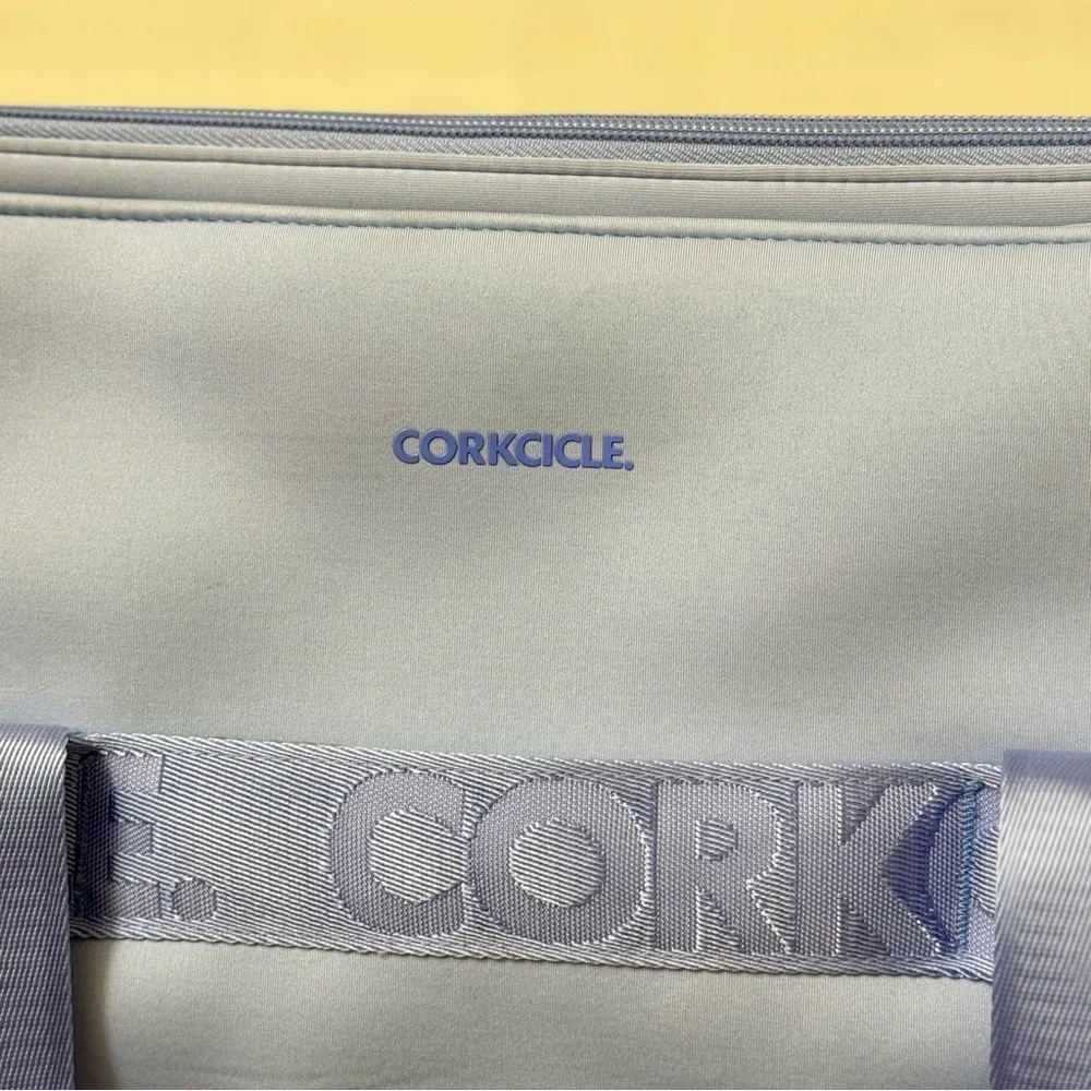 Corkcicle Estelle Tote Light Blue Tote Bag - Picture 6 of 6